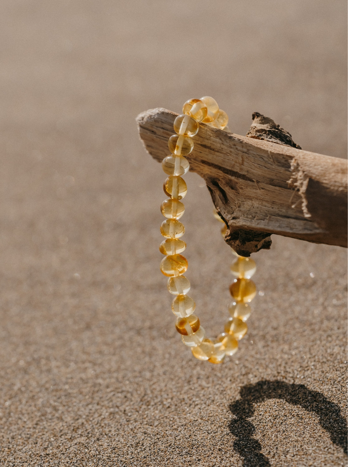Bracelet adulte, miel