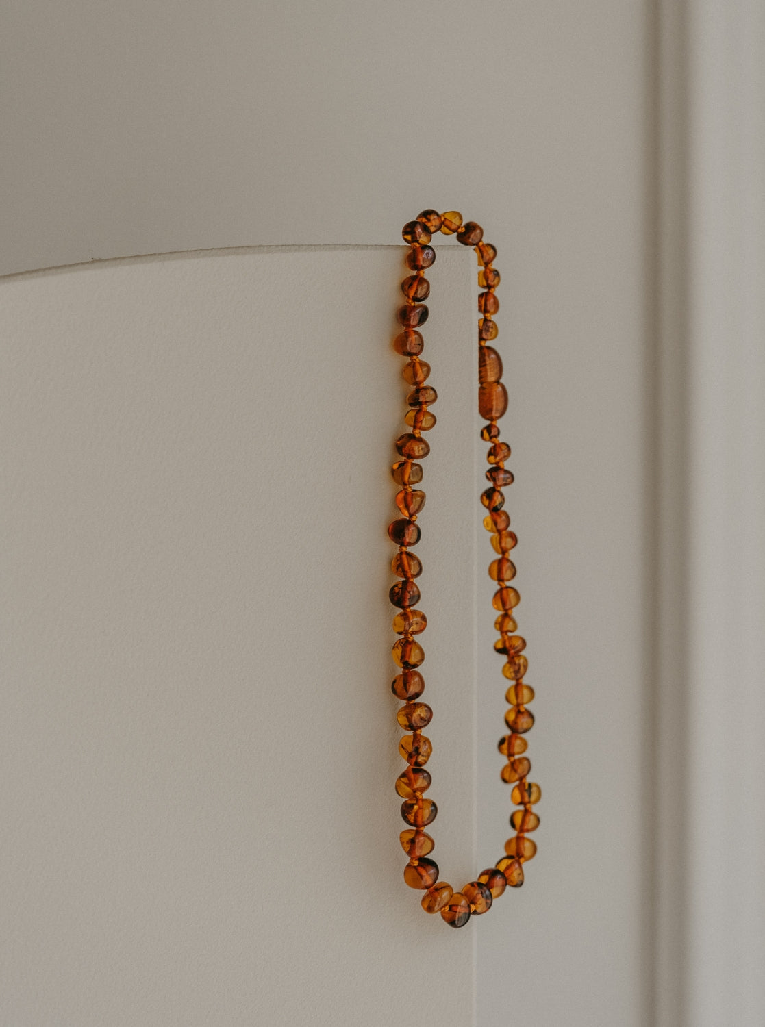 Collier, caramel