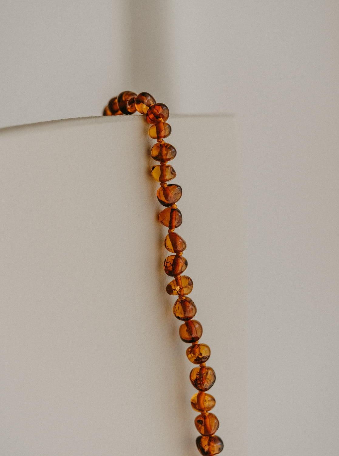 Collier, caramel