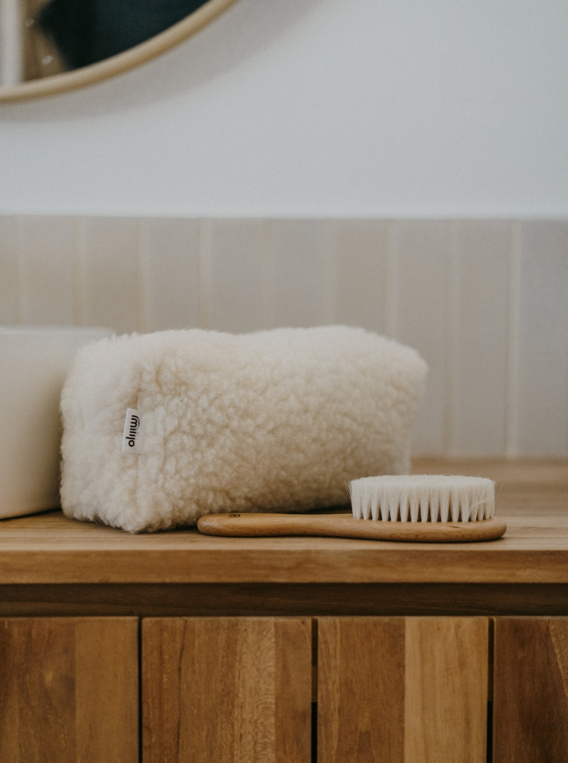 Skin cushion, cloud | 100% wool