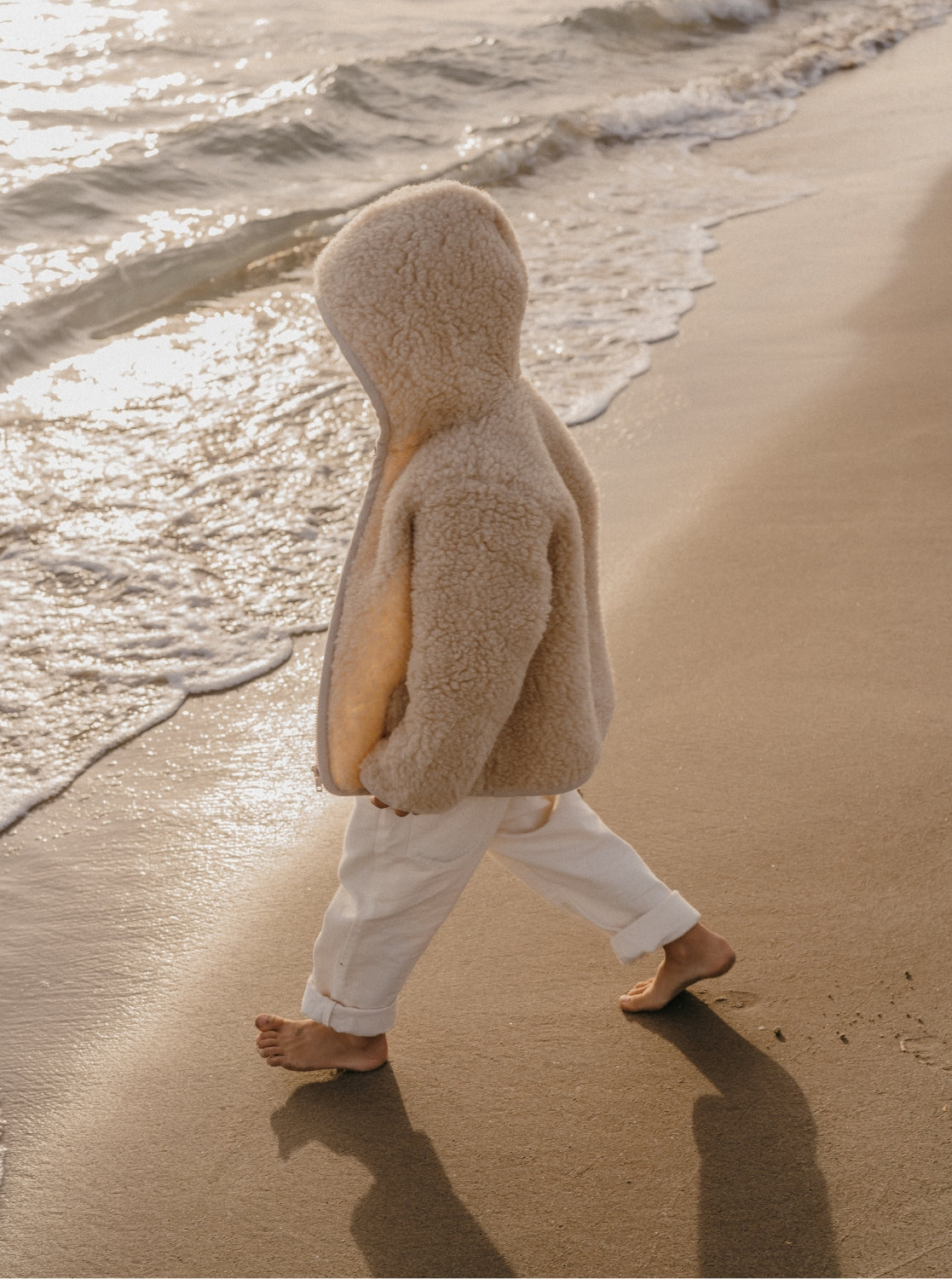 Skin children's jacket, sand
