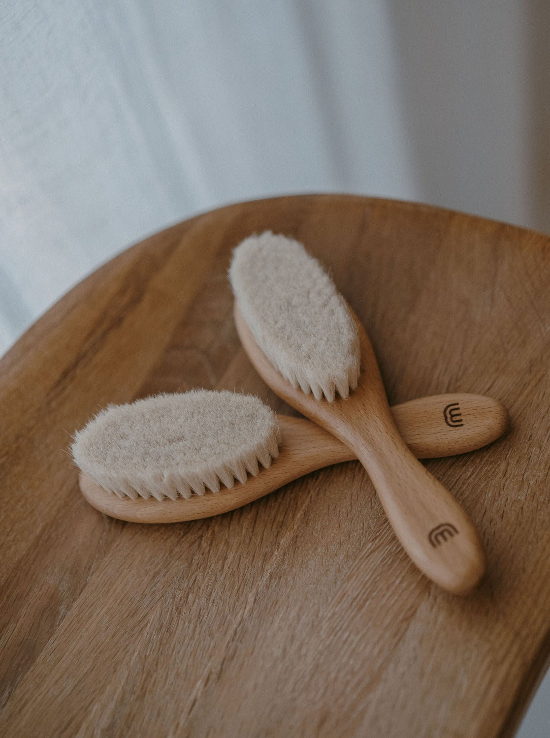 Brosse à cheveux bébé Wood | 100% laine et bois