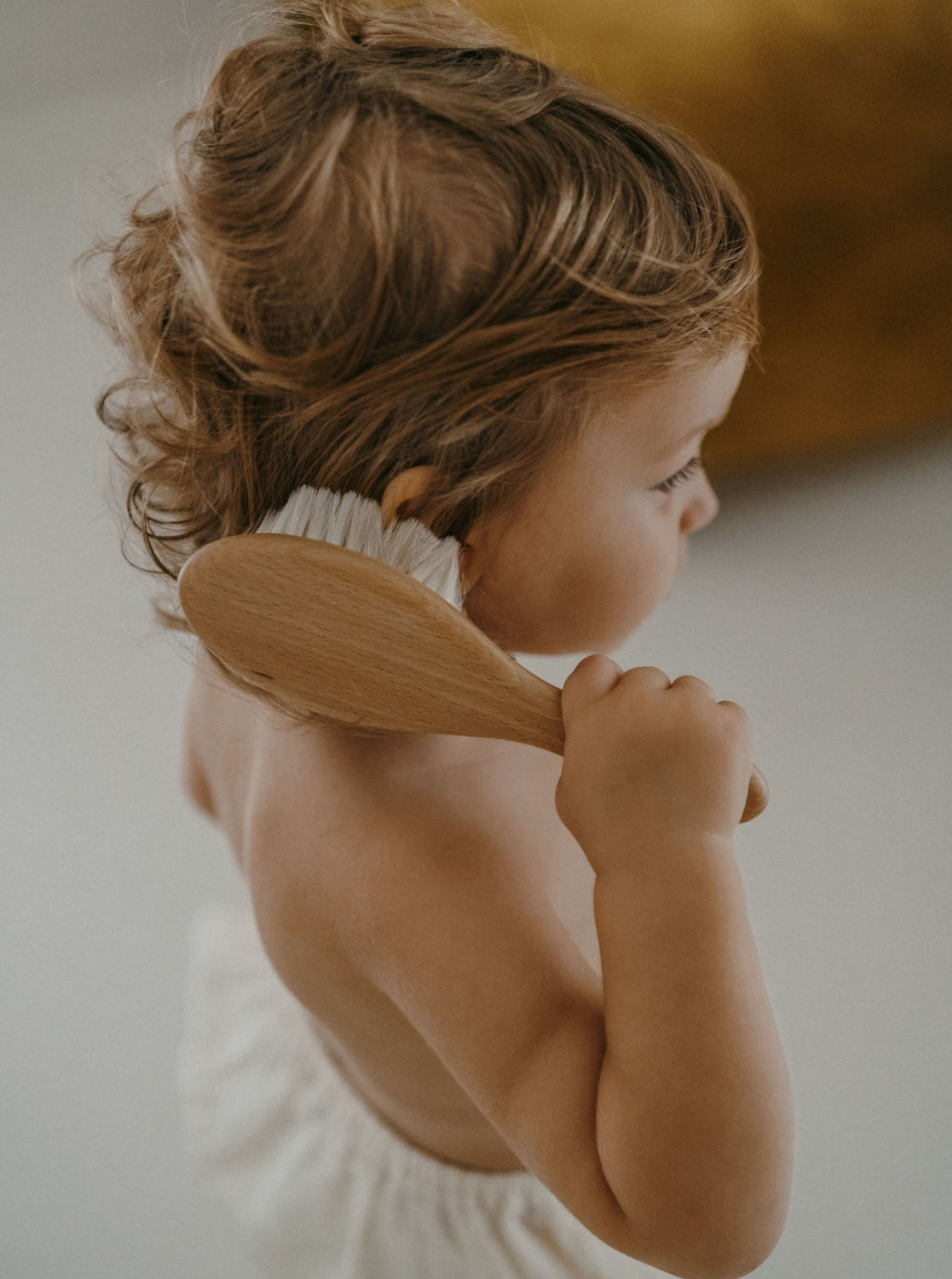 Brosse à cheveux bébé Wood | 100% laine et bois