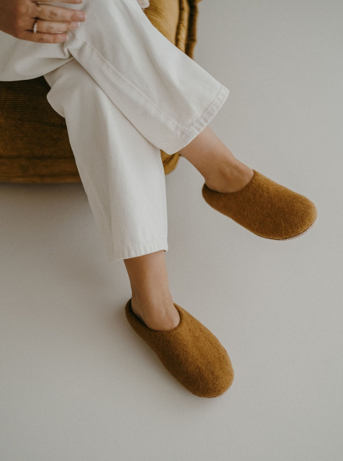 Chaussons adulte Felt | 100% laine