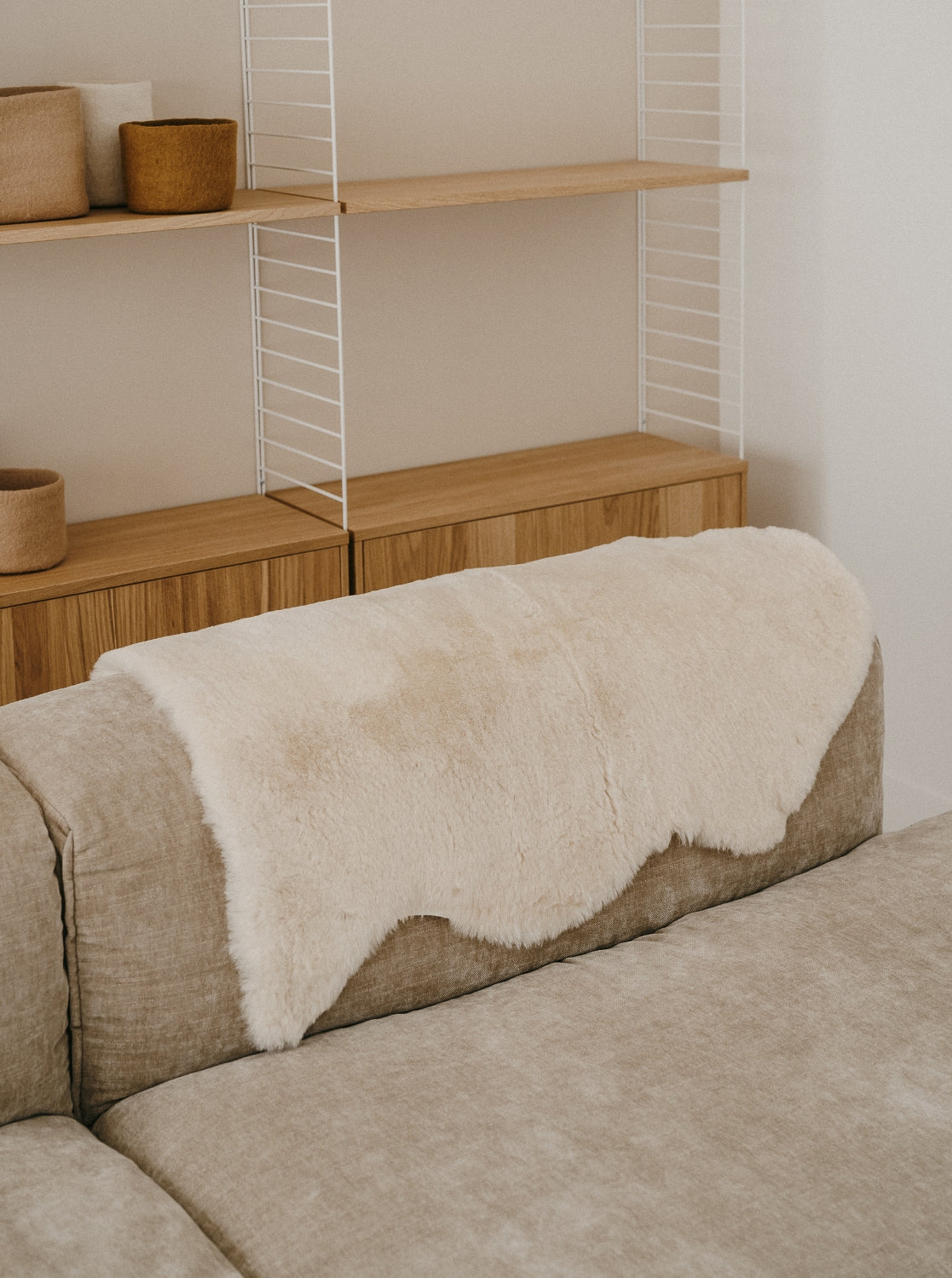 Peau de mouton naturelle